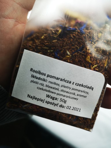 ROOIBOS čaj POMARANČOVÁ ČOKOLÁDA RUŽA list 50g