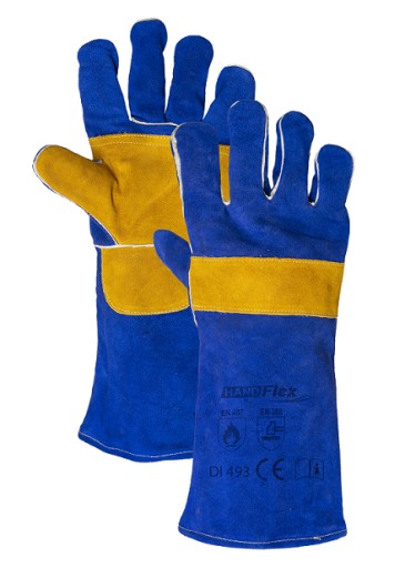 TITANOVÉ ZVÁRACIE rukavice - KEVLAR, VYSTUŽENÉ