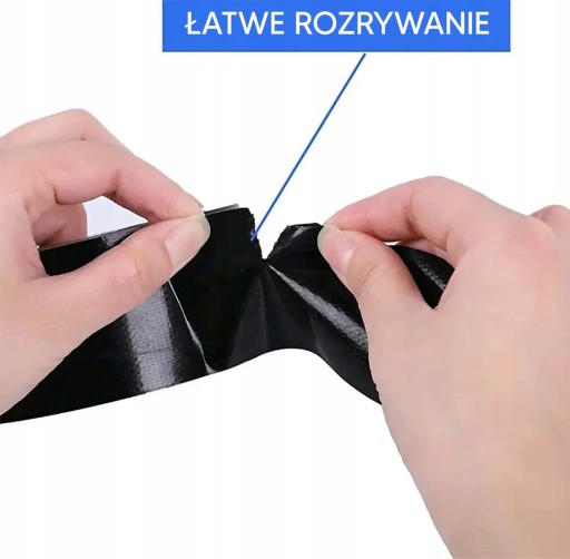 ČIERNA VYSTUŽENÁ OPRAVNÁ PÁSKA DUCT TAPE 10M 5CM 48/10 Y DA3A