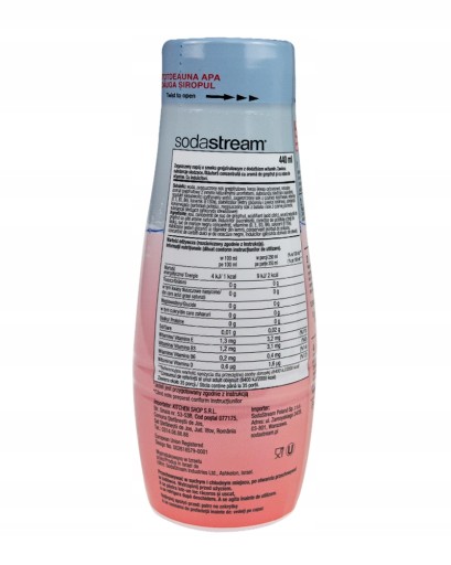 SodaStream Grajpfrut Zero koncentrát 440 ml