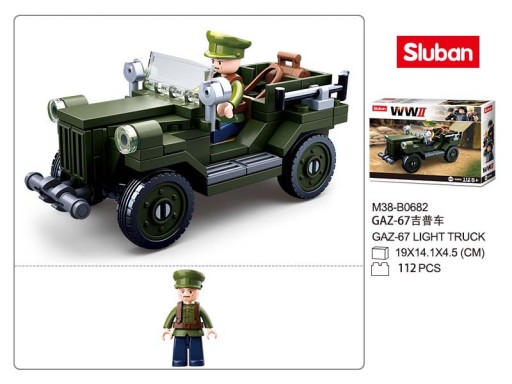 SLUBAN GAZ 67 BLOCKS GAZIK JEEP ARMY WWII