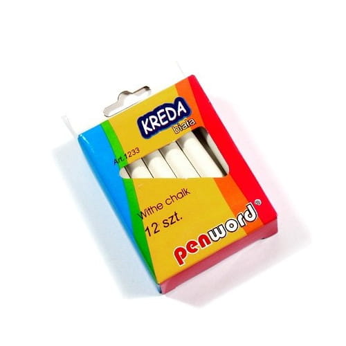 školská krieda 12 ks. biela | MF1233
