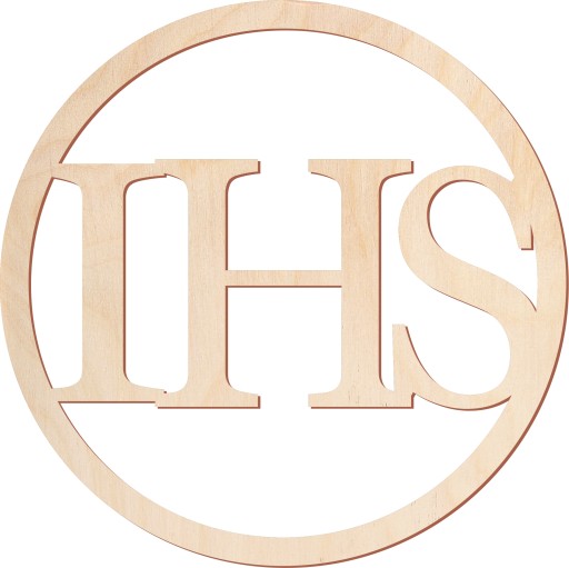 Kruh IHS VENEC A SPRIEŠŤ 20 cm preglejka