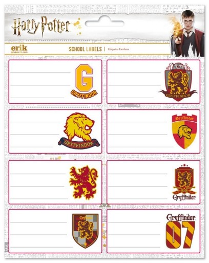 Harry Potter House Coat of Arms - nálepky na notebook