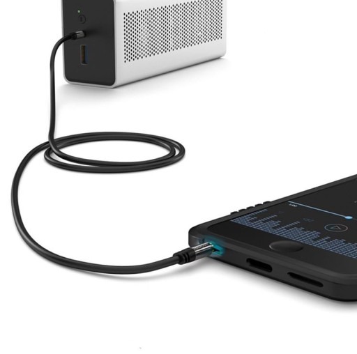 AUDIO AUX KÁBEL MINI JACK 3,5mm STEREO SOLID 1m