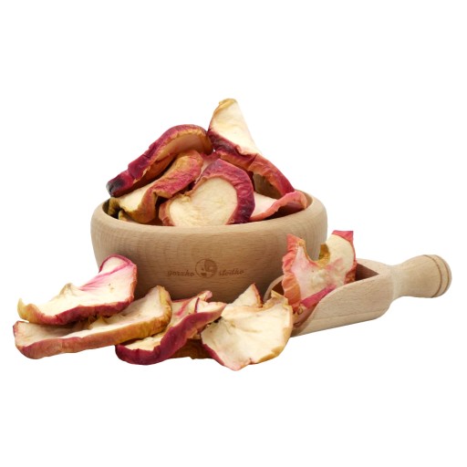 SUŠENÉ JABLKÁ, plátky jabĺk, 100g