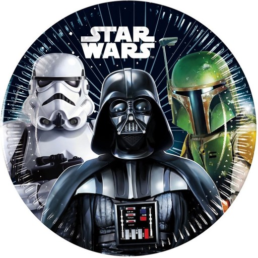 Star Wars Galaxy papierové taniere 20 cm 8 ks.