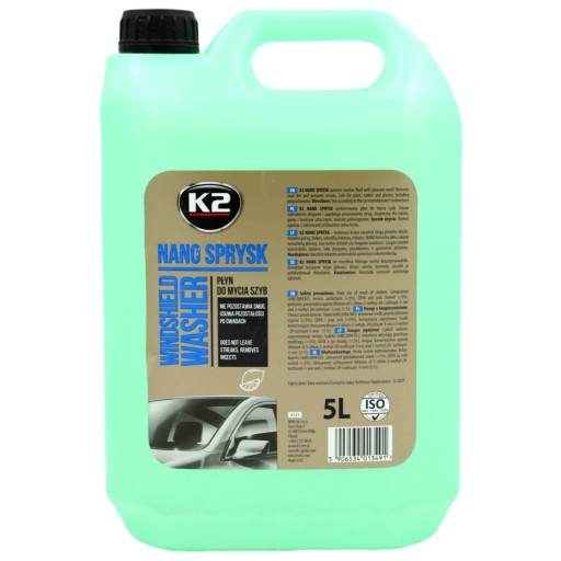 K2 Nano Letný sprej do ostrekovačov 2x 5L