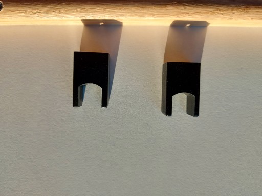 Nábytkové madlo zábradlia v tvare U, dĺžka 242 mm, šírka 192 mm
