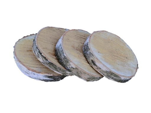 BREZA plátok, drevený kotúč, TOP stolík, 25 cm