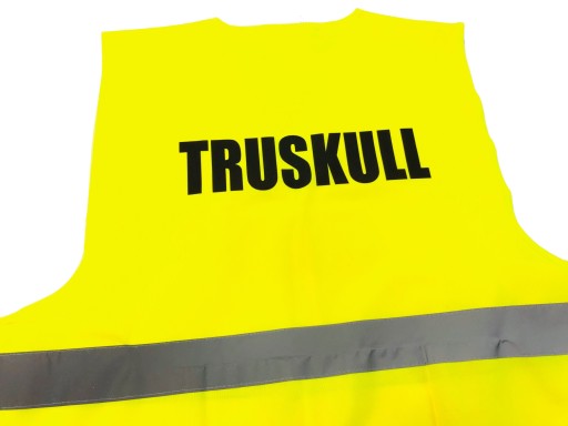 REFLEXNÁ VESTA BIELA POTLAČ PREDNÁ+ZADNÁ ČASŤ L