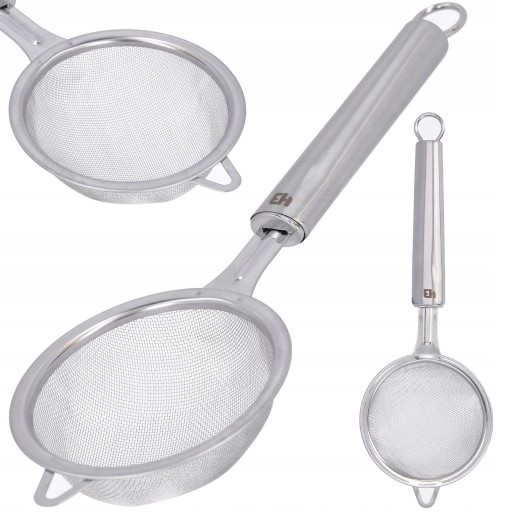 KUCHYNSKÝ SITOK, kovové sitko, 9 cm, jemné sitká na práškový cukor, bylinky, čaj