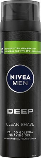 Nivea Men gél na holenie Deep Clean Shave 200 ml