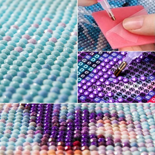 Diamantová mozaika pre deti DIAMANTOVÁ VÝŠIVKA Diamantový obraz 5D