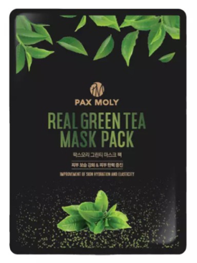 PAX MOLLY Plechová maska so zeleným čajom