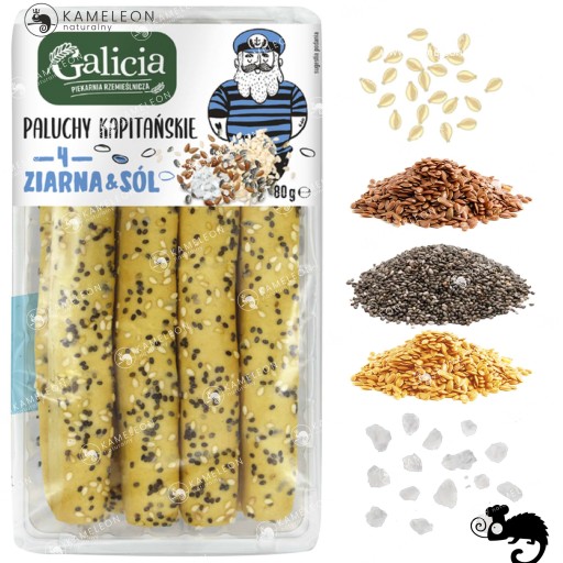 Fingerlings 4 zrnká a soľ 80 g Galícia