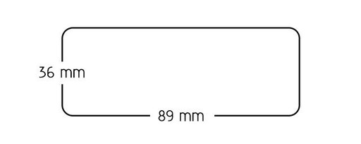 Štítky Samolepky pre DYMO 99012 36*89 mm / 260 ks