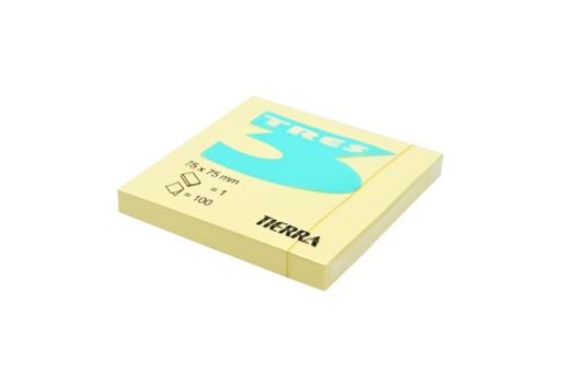 Tres samolepiace bankovky 75 x 75 mm 100 listov