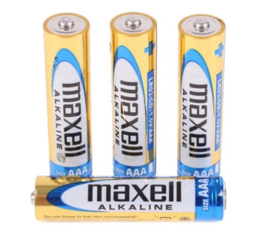 MAXELL AAA LR03 Alkalické alkalické batérie 4 ks