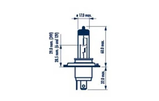 NAR48220 HS1 ZIARKA 12V/35/35W PX43T MOTO.