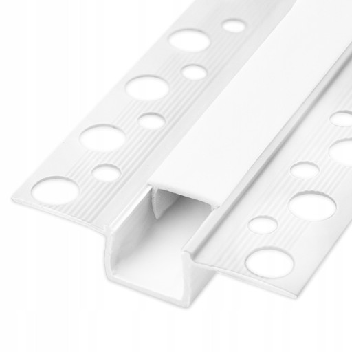 PVC PROFIL pre LED pásy, biely sadrokartón + opálový difúzor, 1 m