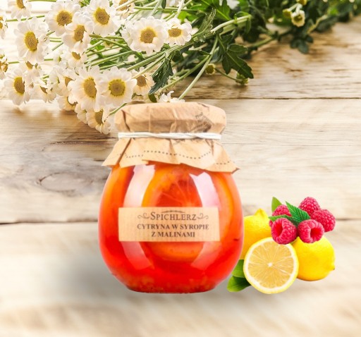 Citróny Malinový sirup 260g citróny na čaj Spichlerz Deň žien