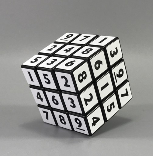 SPEED CUBE sudoku kocka - BIELY DARČEKOVÝ GADGET