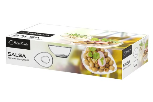 ŠALÁTOVÁ MISKA POHÁR NA predjedlá omáčky dipy SALSA 11,5*5CM