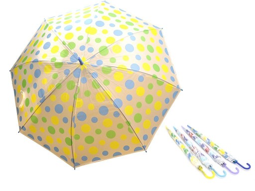 FÓLIOVÁ DAŽDNÍČKA, NOČNÍKY, FAREBNÉ BODKY, 71 CM
