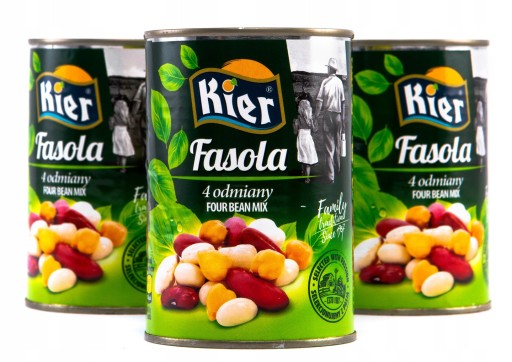 Fazuľa 4 druhy v marináde Taliansko 400g KIER