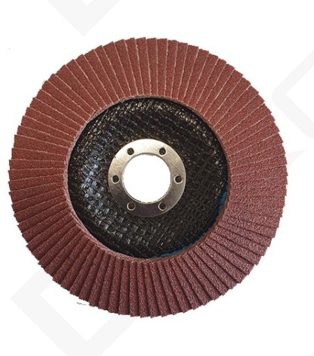 Konvexný lamelový brúsny kotúč 29A 125mm gr40