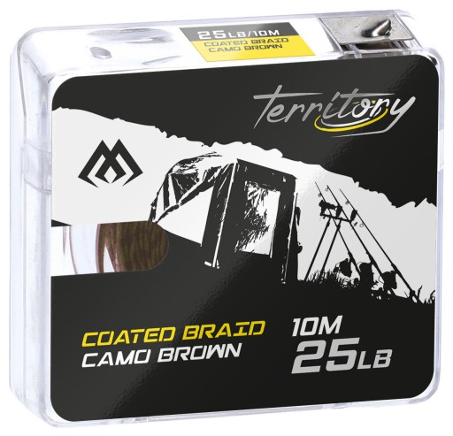 MIKADO COATED COATED LEADER 25LBS 10M HNEDÁ