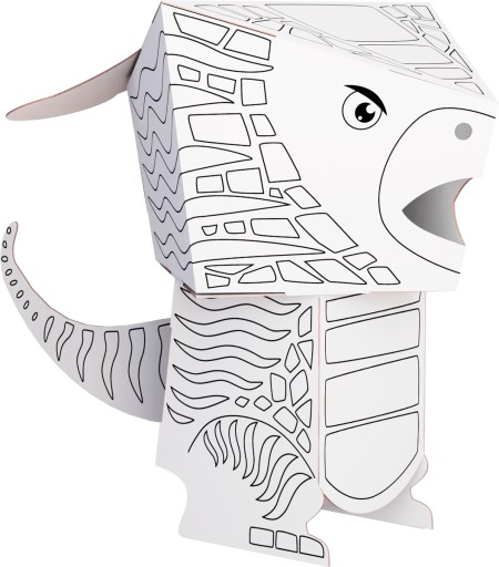 CubeHead. Model parasaurolophus
