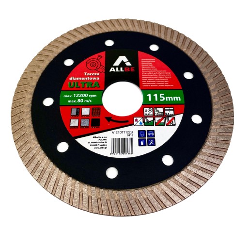 DIAMANTOVÝ DISK PRE ŽELEZOBETÓN 115X10X22,2