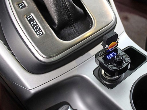 FM VYSIELAČ BLUETOOTH 5.0 NABÍJAČKA 2xUSB 12/24V