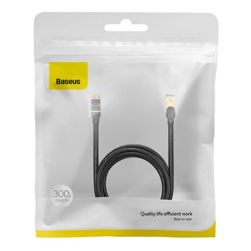 BASEUS ODOLNÝ KÁBEL LAN ETHERNET CAT.7 RJ45 10 GBPS 3M
