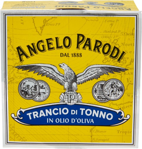 Kúsky tuniaka v olivovom oleji Angelo Parodi 150 g