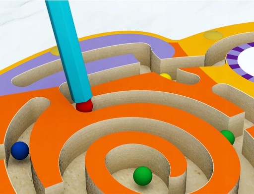 Drevené magnetické bludisko Montessori prasiatko