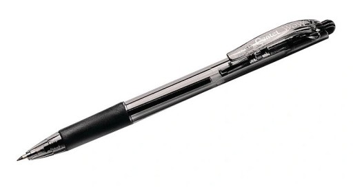Pentel BK417-C výsuvné guľôčkové pero, čierne