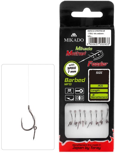 Method Feeder MIKADO nadväzcové háčiky s protihrotom 8ks Ihla 12