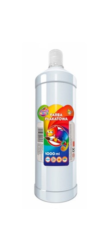 TEMPERA PLAGÁTOVÁ FARBA 1000ML BIELA 24H