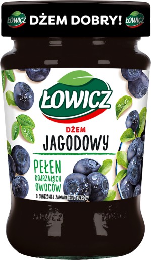 Łowicz bobuľový džem s nízkym obsahom cukru 280 g