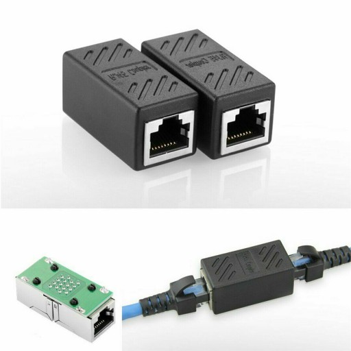 ROZŠÍROVACÍ KONEKTOR 2x RJ45 LAN Internet