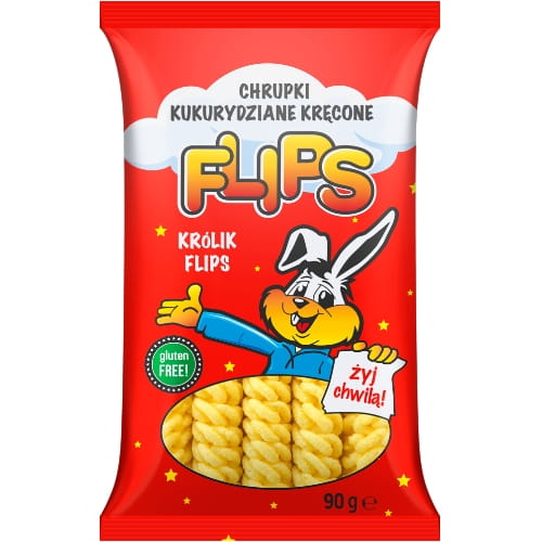 Kukuričné chrumky Flips kučeravé 90g