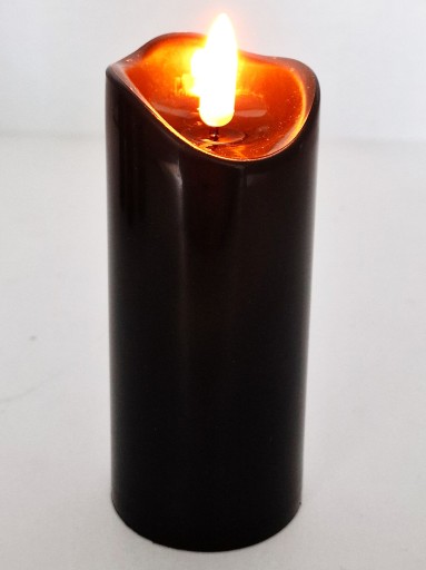 LED SVIEČKA 5CM X 12,5CM NA BATÉRIU (2XR6) ČERVENÁ + BATÉRIE