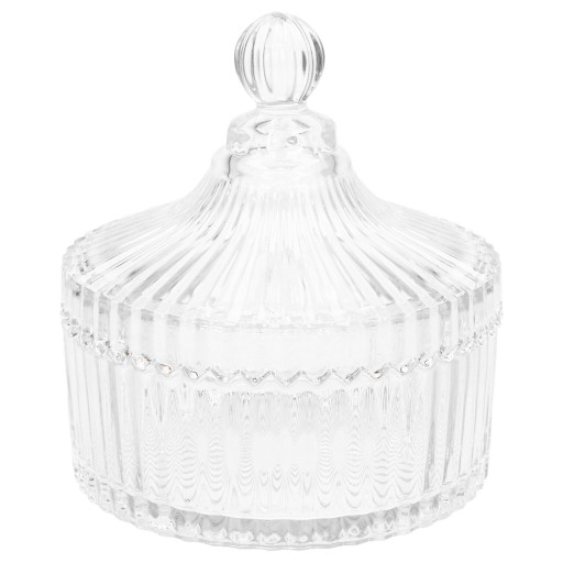 MISKA NA CUKOR, veľká 550 ml, sklenená nádoba na cukor, elegantná do kuchyne