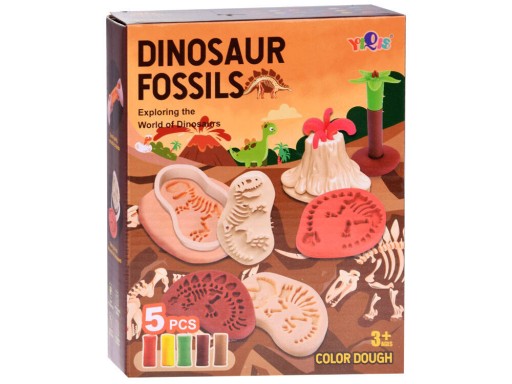 Plastová pasta z dinosaurov hracie cesto ZA4778