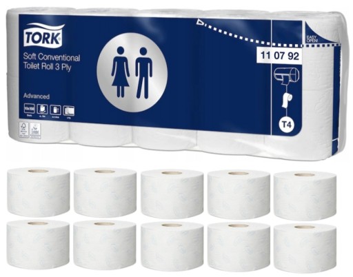 DOMÁCI TOALETNÝ PAPIER MEGA DLHÝ 10 VALCOV 190 METROV 3 VRST.