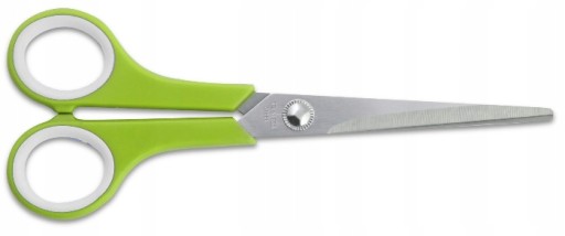 Univerzálne školské kancelárske nožnice, 17 cm, mäkké