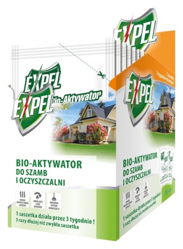 Bio-aktivátor pre septiky, vrecúško 25g Expel